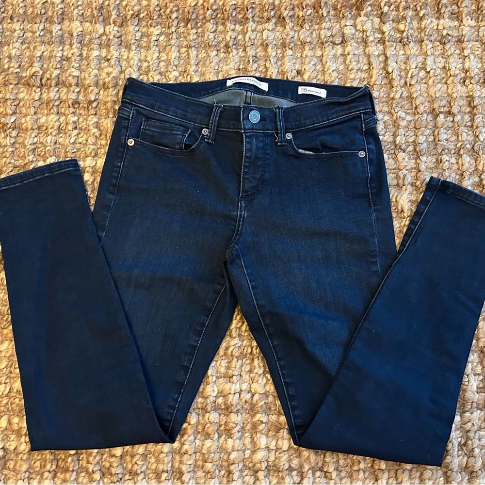 Banana Republic Deep Indigo Skinny Jeans-size 26